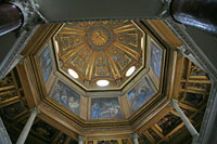 The dome of the Lateran Baptistery in Rome