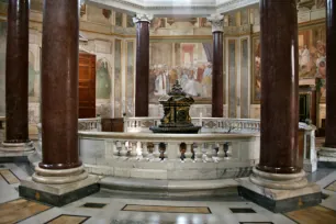 Interior of the Lateran Baptistery in Rome