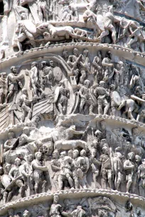 Detail of the relief on the Aurelian Column