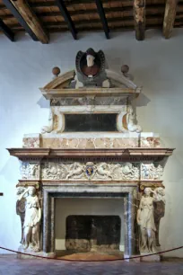 Fireplace mantle, Palazzo Altemps, Rome