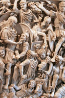 Detail of the Grand Ludovisi Sarcophagus, Palazzo Altemps