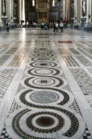 Cosmatesque floor of the St. John Lateran