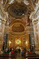Interior of the Santa Maria della Vittoria