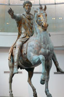 Equestrian statue of Marcus Aurelius, Capitoline Museums, Rome