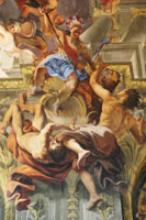 'America' fresco in Sant'Ignazio, Rome