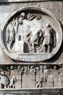Roundel on the Arch of Constantine in Rome