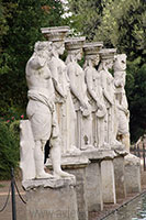 caryatids, Villa Hadriana