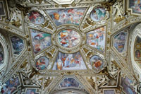 The ceiling of the Santa Maria in Trastevere
