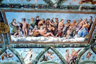 The Meeting of the Gods, Villa Farnesina, Rome