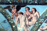 Cupid and the Three Graces, Villa Farnesina