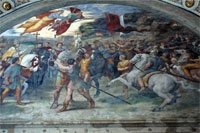 Leo the Great meeting Attila, Raphael Rooms, Vatican Museums