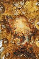 Ceiling of the Gesu church, Rome