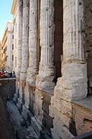 Columns of the Temple of Hadrian in Rome
