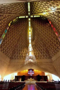 Interior of the St. Mary's Cathedral, San Francisco