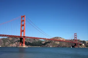 View from Marina district on the Golden Gate Bridge, San Francisco