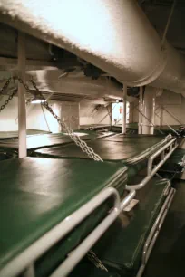 Sleeping quarters of the USS Pampanito submarine, San Francisco