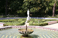 Fountain in the Maria Luisa Park in Seville, Spain