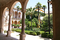 Large Garden in the Casa de Pilatos in Seville