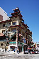 Pagoda-style architecture in Chinatown, San Francisco