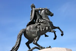 The statue of the Bronze Horseman, St. Petersburg