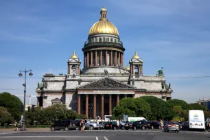 St. Isaac's Cathedral seen from St Isaac's Square, Saint Petersburg
