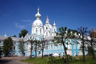 Smolny Monastery in St. Petersburg, Russia