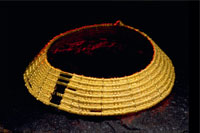 Gold collar from Möne, Gold Room, Historiska Museet