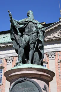 Statue of Gustav Vasa at the Riddarhuset