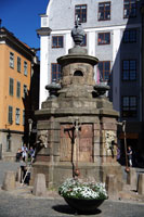 Stortorgsbrunnen, the well at the Stortorget Square in Stockholm