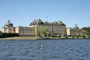 The Palace of Drottningholm seen from the lake