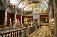 Interior of the Nationalmuseum in Stockholm