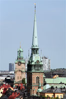 Spire of the Tyska Kyrkan in Gamla Stan