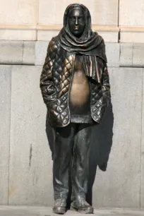 Margaret Krook Statue at the Dramaten in Stockholm