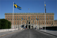 The north facade of the Royal Palace