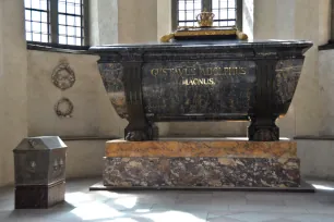 The tomb of Gustav II Adolf in Riddarholmen Church