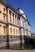 Moat near the entrance of the Mikhailovsky Castle, St. Petersburg