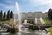 Grand Cascade and Great Palace, Peterhof, St. Petersburg