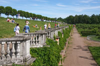 The Lower Park near the Marly Palace at Peterhof, Russia