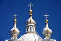 Cathedral Spires, Smolny Monastery, St Petersburg
