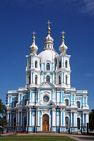 Smolny Cathedral of the Resurrection, St. Petersburg, Russia