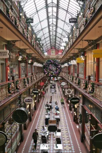 The shops inside the Strand, Sydney