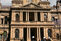 Main entrance to the Sydney City Hall