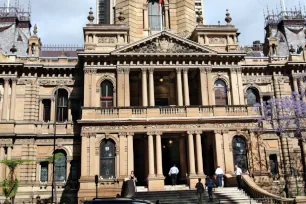 Main entrance to the Sydney City Hall