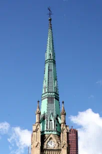 The spire of the St. James Cathedral in Toronto