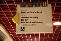 PATH Sign, Toronto