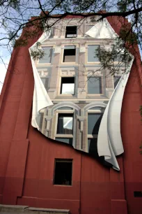 Trompe l'oeil, Flatiron Building, Toronto