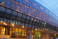 Glass facade of the Art Gallery of Ontario in Toronto