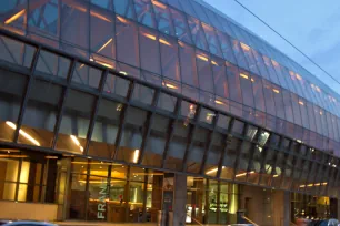 Glass facade of the Art Gallery of Ontario in Toronto