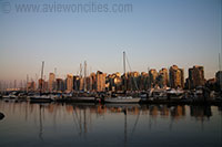 Coal Harbour seen from Stanley Park, Vancouver