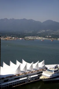 View over Vancouver from the Harbour Centre Observatory